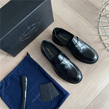  PRADA Real Leather loafer for Men and Women
