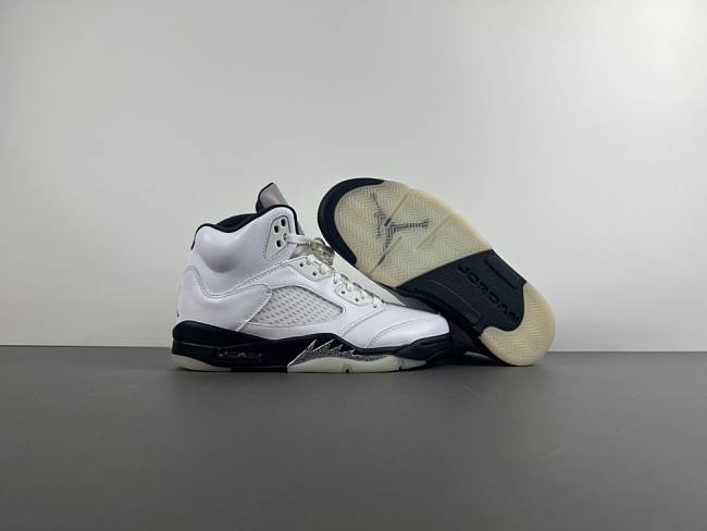 Air Jordan 5 Retro ‘White Black’ - DD0587-110 - 1