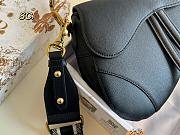 Dior Saddle leather black big size 24*20cm - 5