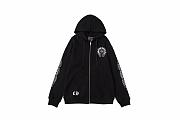 Chrome heart black hoodie - 1