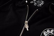 Chrome heart black hoodie - 4