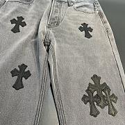 Chrome Heart Black grey jeans  - 4