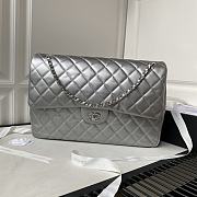 CHANEL Shoulder bag silver color AS4661A - Size:27x38x12cm - 6
