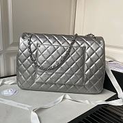 CHANEL Shoulder bag silver color AS4661A - Size:27x38x12cm - 5