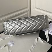 CHANEL Shoulder bag silver color AS4661A - Size:27x38x12cm - 4