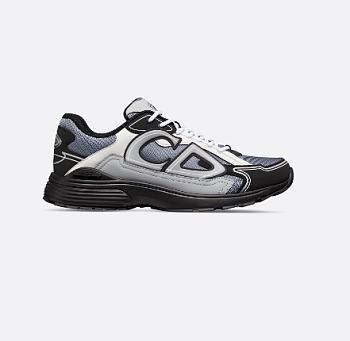 Dior B30 Sneaker Blue Mesh with Gray, White and Black Technical Fabric