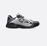 Dior B30 Sneaker Blue Mesh with Gray, White and Black Technical Fabric - 6