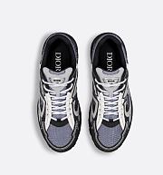 Dior B30 Sneaker Blue Mesh with Gray, White and Black Technical Fabric - 4