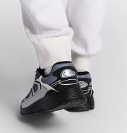 Dior B30 Sneaker Blue Mesh with Gray, White and Black Technical Fabric - 2