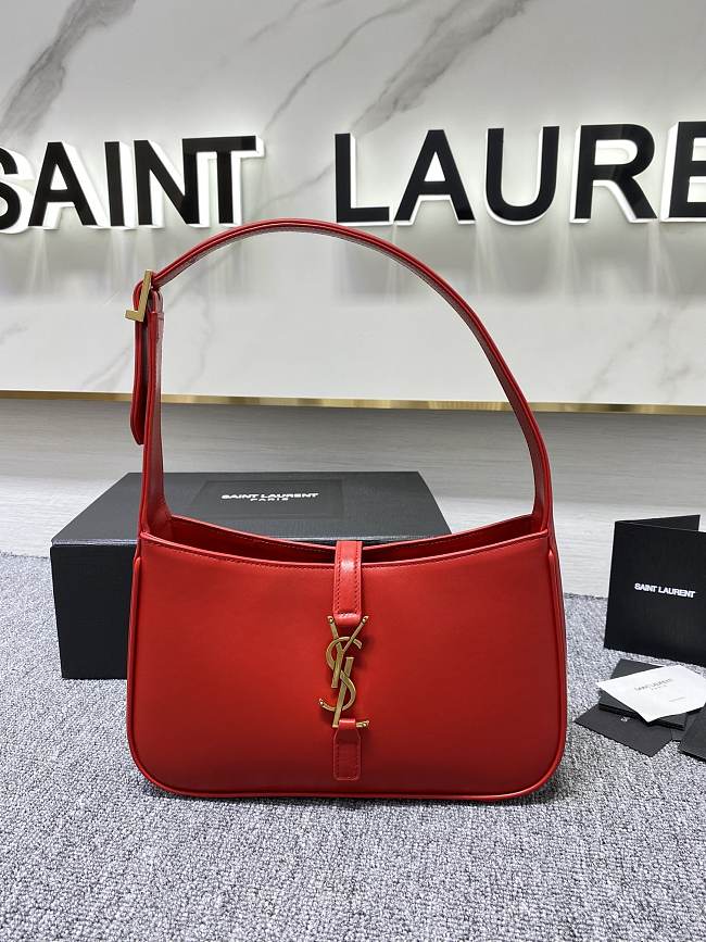 YSL red shoulder bag Size:23x16x6.5cm - 1