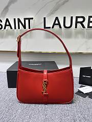 YSL red shoulder bag Size:23x16x6.5cm - 4