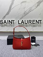 YSL red shoulder bag Size:23x16x6.5cm - 5