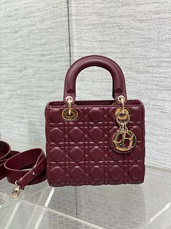 Lady Dior ABC red Size: 20*17*9 cm