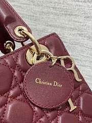 Lady Dior ABC red Size: 20*17*9 cm - 6