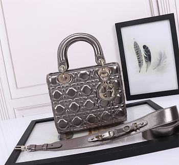 Lady Dior ABC silver Size: 20*17*9 cm