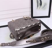 Lady Dior ABC silver Size: 20*17*9 cm - 4