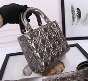 Lady Dior ABC silver Size: 20*17*9 cm - 2