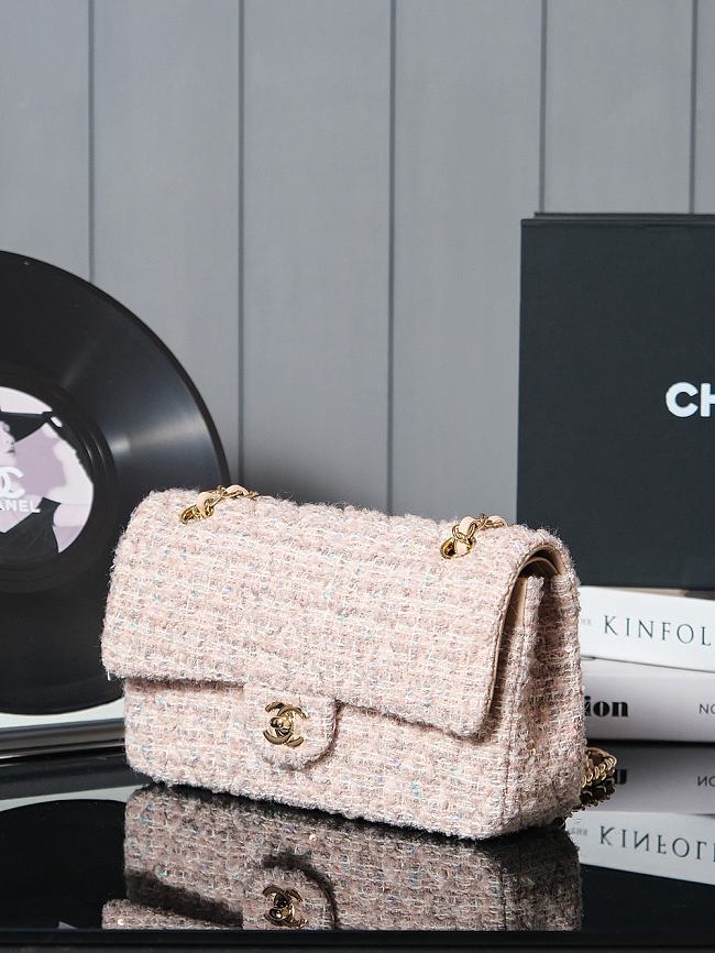 Chanel 24B pink sequined size 11*16*5.5 cm - 1