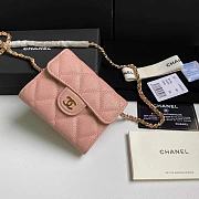 CHANEL Upgraded chain bag A81082 - size 8.5*12.5*2.5cm. - 5