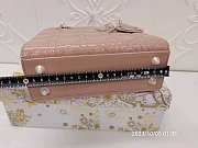 Dior Lady Dior My ABC Bag Beige Patent Cannage Calfskin M0531 Size 20cm - 4
