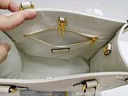 Louis Vuitton Onthego PM White Leather Bag size  25*19*11.5cm - 3