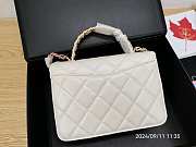 Chanel Handbag White 22CM AS3908 - 4