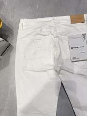 Purple white jeans - 6