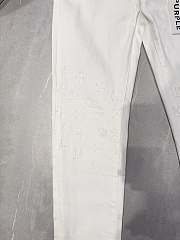 Purple white jeans - 2