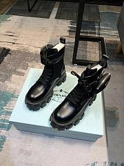 Prada black leather boots - 2