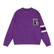 LV sweater purple - 1