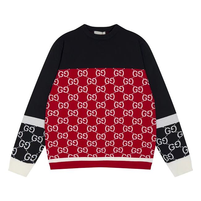 Gucci sweater red and black - 1