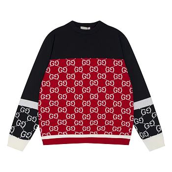 Gucci sweater red and black
