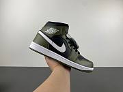 Air Jordan 1 Mid Black White Olive - DQ8426-092 - 6