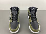 Air Jordan 1 Mid Black White Olive - DQ8426-092 - 5