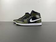Air Jordan 1 Mid Black White Olive - DQ8426-092 - 4