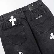 Chome heart emboidered shorts - 3