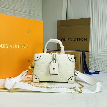 LV petite malle souple M45571 20*14*7.5CM white