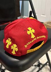 Chrome heart red cap - 5