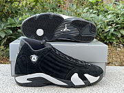 Air Jordan 14 Retro Black White - 487471-016 - 5