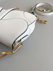 Dior Saddle Bag white -size 25.5×6.5×20CM - 5