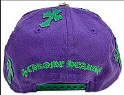 Chrome Hearts Cross Patch Trucker Hat Purple - 2