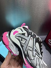 Balenciaga Runner Sneaker  neon pink mesh and nylon 677402W3RBW9155   - 6