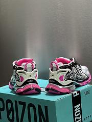  Balenciaga Runner Sneaker  neon pink mesh and nylon 677402W3RBW9155   - 3