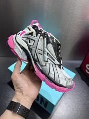  Balenciaga Runner Sneaker  neon pink mesh and nylon 677402W3RBW9155   - 2