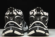 Balenciaga Runner black and white rubber mesh - 3
