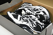 Balenciaga Runner black and white rubber mesh - 4