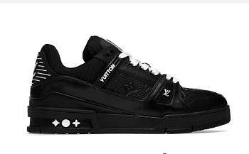 Louis Vuitton Trainer Black Embossed Monogram 