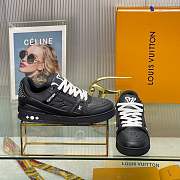 Louis Vuitton Trainer Black Embossed Monogram  - 5