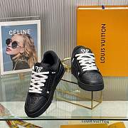 Louis Vuitton Trainer Black Embossed Monogram  - 6
