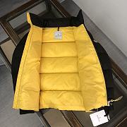 Moncler Katmai quilted down coat black and yellow - 3